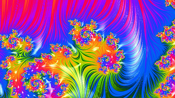 Fractal Art for your - Full Spectrum Corals, spectrum, CGI, pattern, psychedelic, trippy, Abstract, fractal HD wallpaper