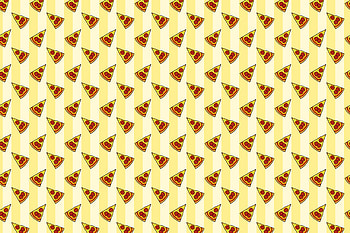 Delicious Pizza Pattern - Ultra, pattern, food, pizza HD wallpaper
