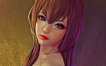 Blue Eyes, women, redhead, fantasy HD wallpaper