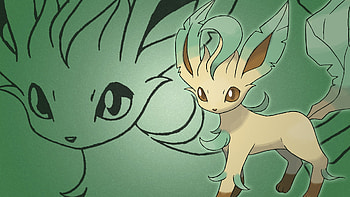 Leafeon, Pokmon , Cute and colorful, Anime style HD wallpaper