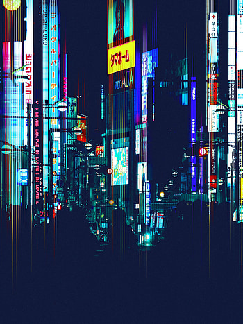 Art, City, Silhouettes, Night City HD phone wallpaper