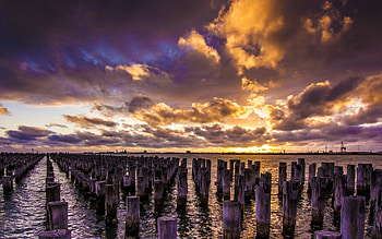 love this world, colorful, seascapes, graphy, colors, beautiful, landscapes, clouds, nature, sky, water, lovely HD wallpaper