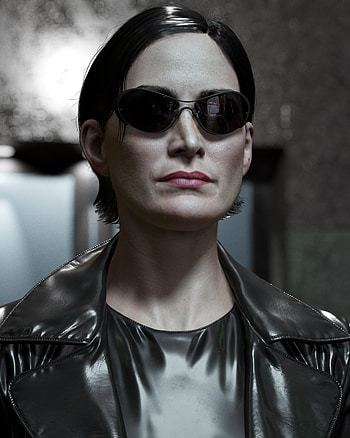 Trinity, Carrie Anne Moss, Artstation, The Matrix HD phone wallpaper