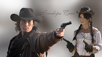 Penelope Cruz, spanish, adventure, beautiful, actress, western, mexico HD wallpaper