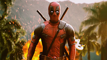 Deadpool Marvel Explosion , deadpool, superheroes, artist, artwork, digital-art, deviantart HD wallpaper