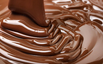 Chocolate, Macro, Brown, Flow, Drips HD wallpaper