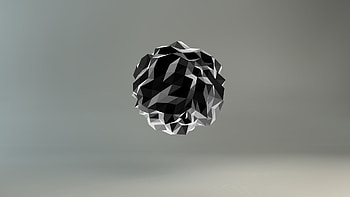 Abstract, Background, Form, Ball, Crumpled HD wallpaper