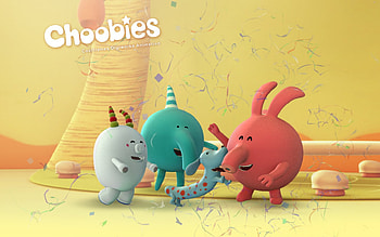 Cute-Cartoon, kids stuff, characters, funny, ghoobies HD wallpaper