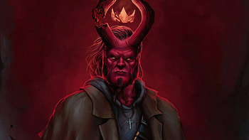 Artwork Hellboy , hellboy, superheroes, artwork, digital-art, art HD wallpaper