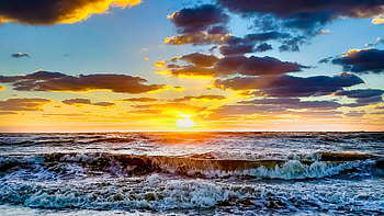 Beach Sea Spain Winter, winter, nature, sea, beach HD wallpaper