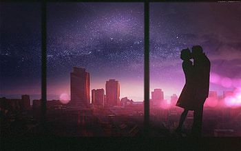 Kiss love , New HD wallpaper
