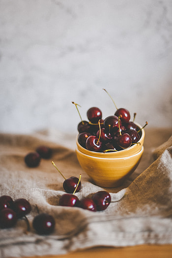 Sweet Cherry, Food, Cherry, Berry, Ripe, Dish HD phone wallpaper