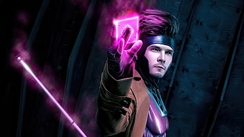 Gambit Power Pose, gambit, superheroes, cosplay HD wallpaper