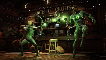 Video Game - Injustice 2 Green Arrow Green Lantern HD wallpaper