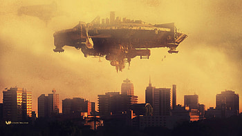 Visually stunning, District 9 logo, Alien vs. Human, Urban dystopia HD wallpaper