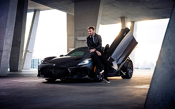 2022, Maserati MC20 Fuoriserie Edition, , supercar, David Beckham, black sports car, Maserati MC20, hoot, italian sports cars, Maserati HD wallpaper