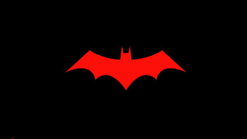 Batman Beyond Symbol, batman-beyond, superheroes, artwork, artist, digital-art, dark, black, oled, logo, behance HD wallpaper