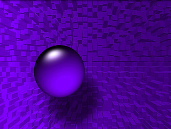 Purple Sphere and Cubes, sphere, purple, marble, cubes HD wallpaper