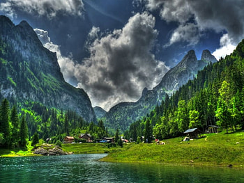 Lac de Tanay, lake, tanay HD wallpaper
