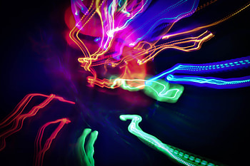 Abstract, Shine, Light, Multicolored, Motley, Lines, Leds, Led HD wallpaper