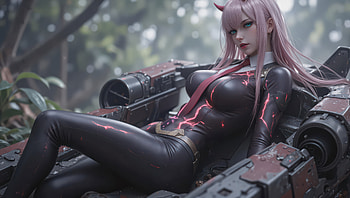 Anime Cyberpunk Sniper Princess, neon, warrior, cyberpunk, sniper, princess, anime, huntress, artwork, art, digital-art, ai, games, video-games, deviantart HD wallpaper