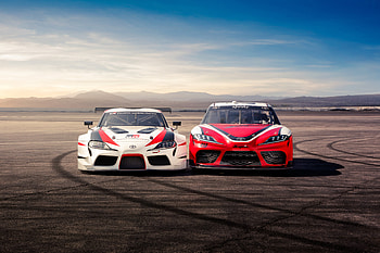 Sports car, Toyota Supra, Toyota Gazoo Racing HD wallpaper