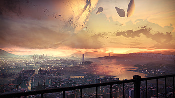 Cityscape Digital Art , cityscape, artist, artwork, digital-art HD wallpaper