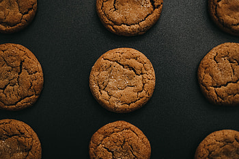 Brown cookies, food HD wallpaper