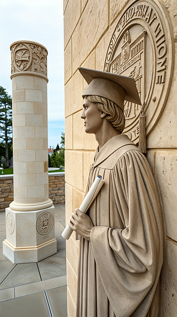 Graduation Glory: A Perfect , statue, monument HD phone wallpaper