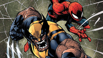 Wolverine & Spider-man, Wolverine, spider man, Joe Madureira HD wallpaper