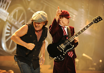 10 Ultra AC/DC , High voltage rock, Iconic stage presence, Rock music icons HD wallpaper