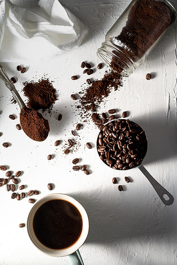 Food, Coffee, Cup, Drink, Beverage, Coffee Beans HD phone wallpaper