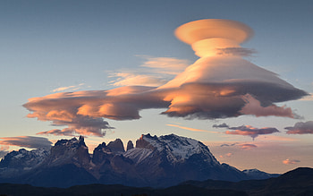 Lenticular Clouds Torres del Paine Chile, sky, chile, torres del Paine, Lenticular clouds HD wallpaper
