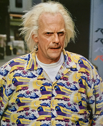 Christopher Lloyd, Doctor Emmett Brown, Portrayal captured, Memorable scenes HD phone wallpaper
