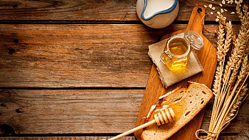 Bread and milk, Honey HD wallpaper