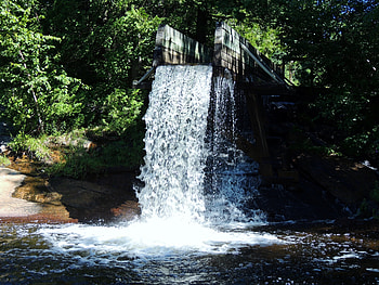 Little Waterfalls At Crooked Slide Park, Waterfalls, Nature, graphy, Crroked Slide Park HD wallpaper