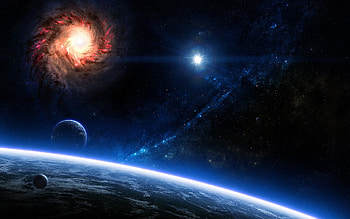 Vibrant space exploration, Celestial bodies, Astronomical wonders, Cosmic beauty HD wallpaper