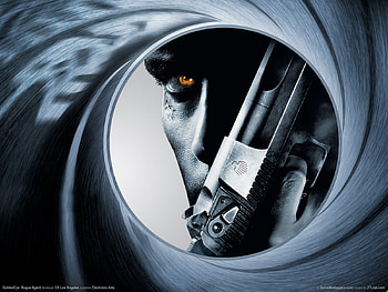 GoldenEye: Rogue Agent, golden, grey, agent, adventure, golden eye, action, video game, movie, , gun, goldeneye, eye HD wallpaper