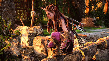 Aloy, sunlight, West, forbidden, Horizon HD wallpaper