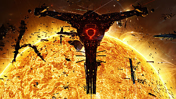 EVE Online players, Celebration of birtay, Space warfare, PC Gamer HD wallpaper