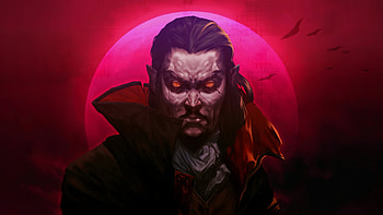 Bloodmoon Rogue: Vampire Survivors, Rogue-like, Game Art, Vampire, Red HD wallpaper