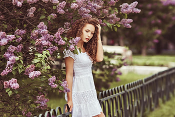 Beauty, lady, model, abstract, graphy HD wallpaper