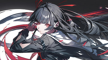 Chisa — Wuthering Waves , Crimson-Eyed Video Game Heroine, Chisa (Wuthering Waves), Red Eyes HD wallpaper