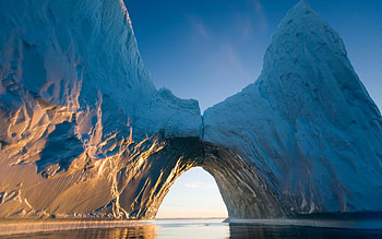 Arctic, Iceberg HD wallpaper