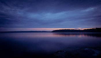 Nature, Water, Sunset, Twilight, Lake, Shore, Bank, Dusk HD wallpaper