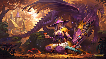 Elven Enchanter Morgan Le Fay, Morgan le Fay (Smite), video game, Smite HD wallpaper