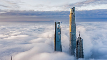 Shanghai World Financial Center, Lujiazui financial district, Bing , Modern architecture HD wallpaper