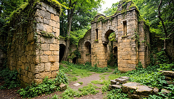 Ancient Ruin in Lush Greenery - Ultra, ancient ruin, architecture, ruin, nature, Overgrown HD wallpaper