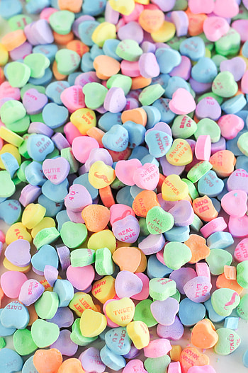 Hearts, Candy HD phone wallpaper