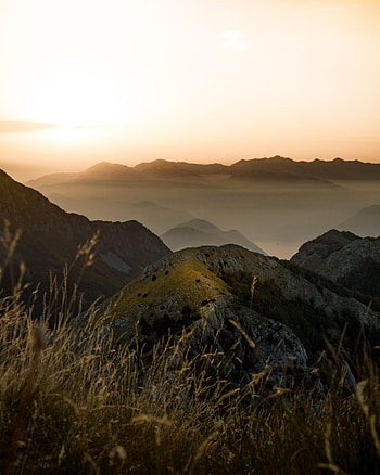 Landscape, Nature, Mountains, Twilight, Vertex, Fog, Dusk, Tops HD phone wallpaper